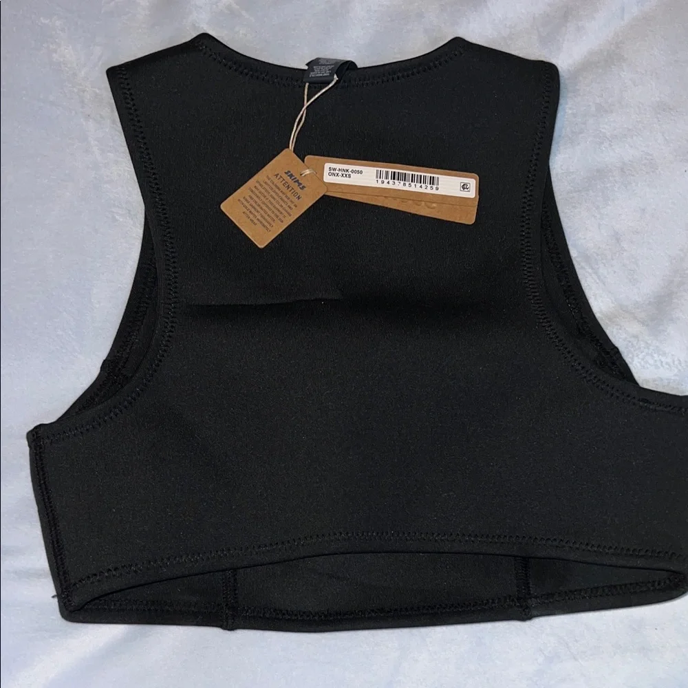 SKIMS Black Sport Swim Bikini Top